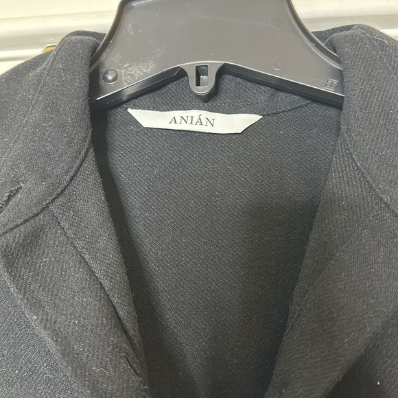 Anian Black button down Overshirt Coat  SzM - Picture 3 of 9